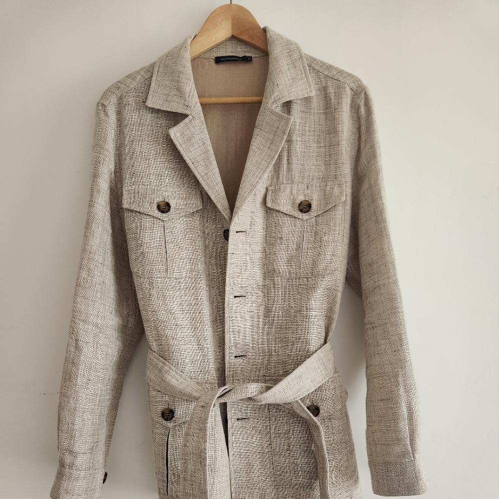 Linen Safari Jacket